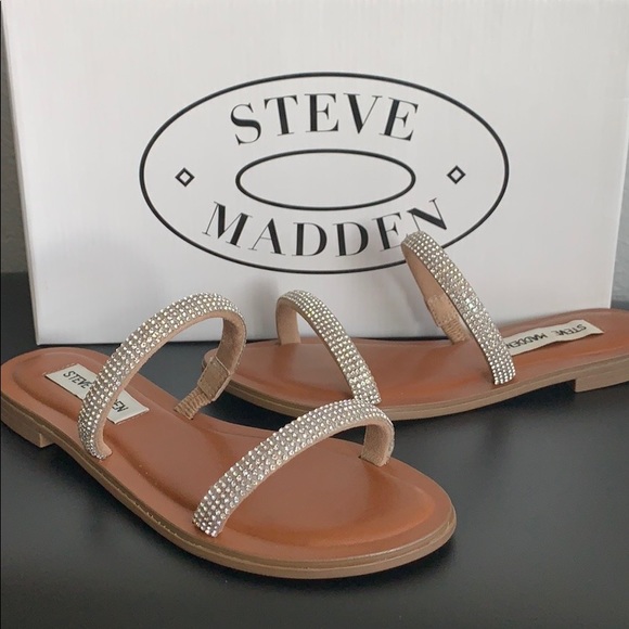 Steve Madden Myla Rhinestone Sandals 